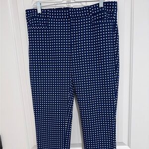 Banana Republic Navy Checkered Dress Pants